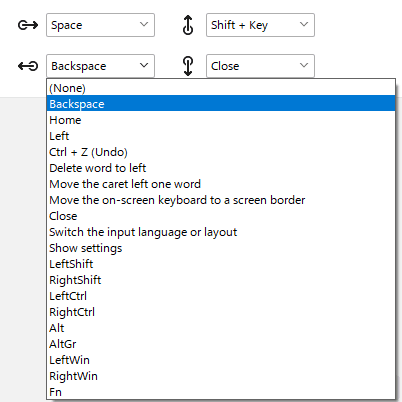 Gestures Support